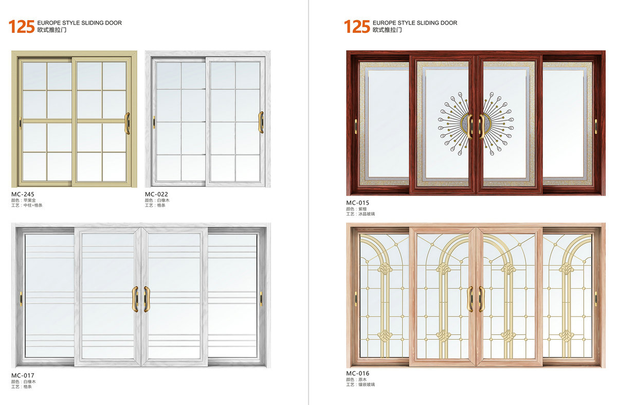 125欧式推拉门